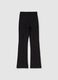 Flare-fit trousers with splits_4