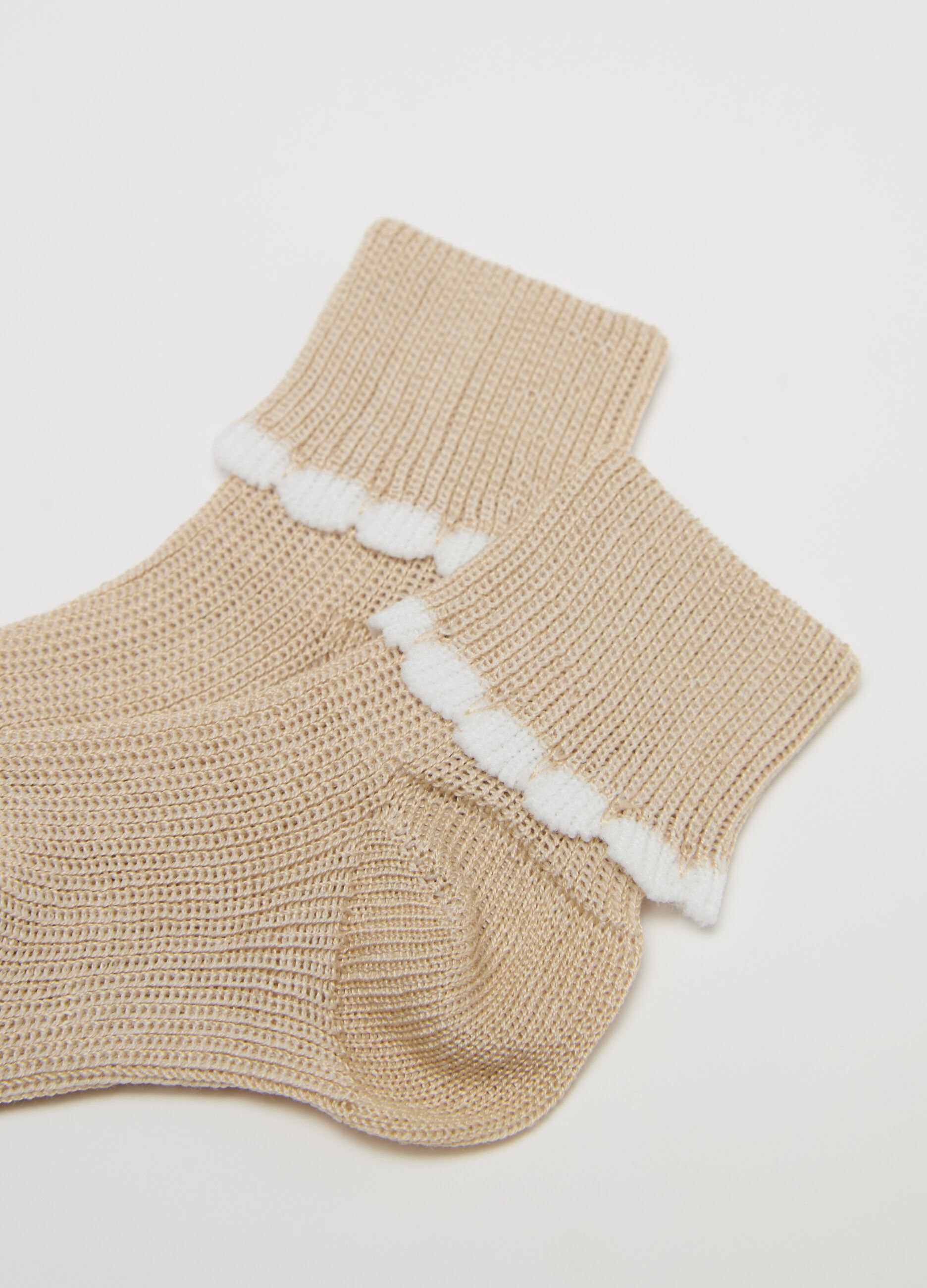 Two-pair pack first days short socks