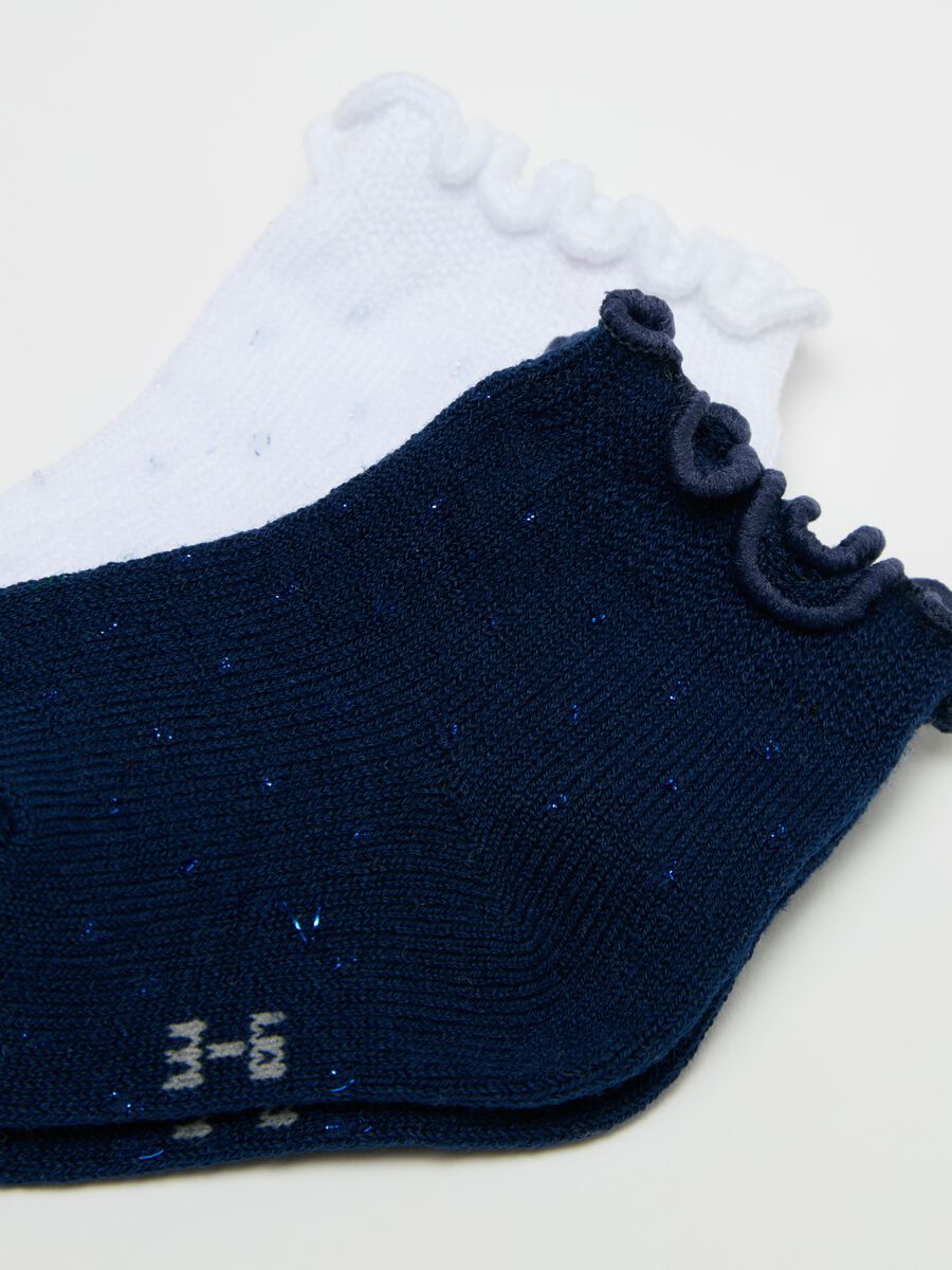 Three-pair pack socks with lurex and hearts design_2