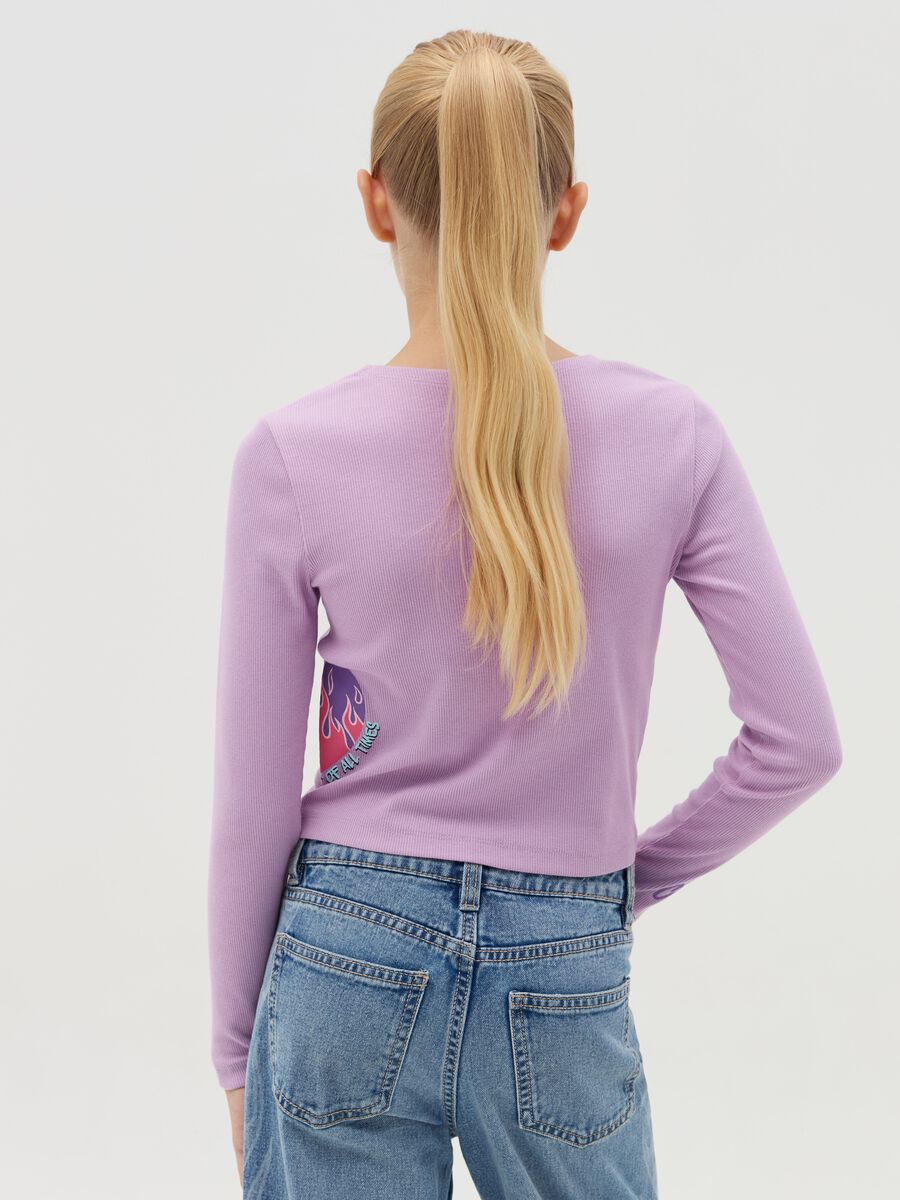 T-shirt maniche lunghe con dettaglio cut-out_2