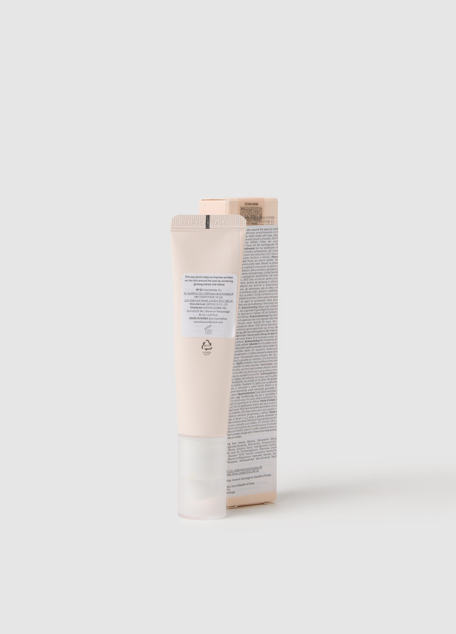 Revive Eye Serum: Ginseng & Retinal - skincare coreana