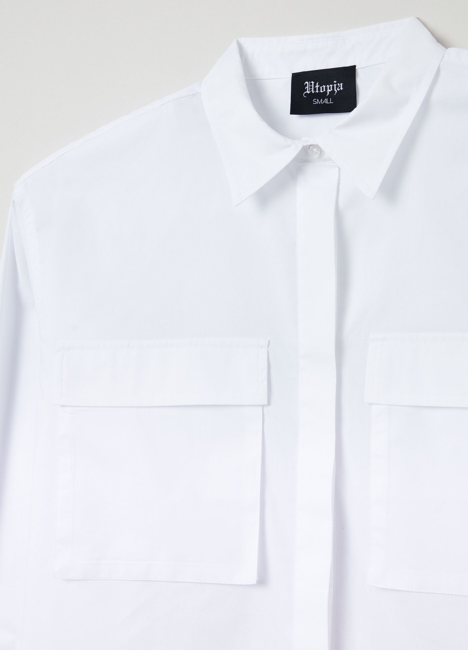 Over Shirt White