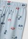 Red Mickey Mouse print organic cotton pyjamas for boys_3
