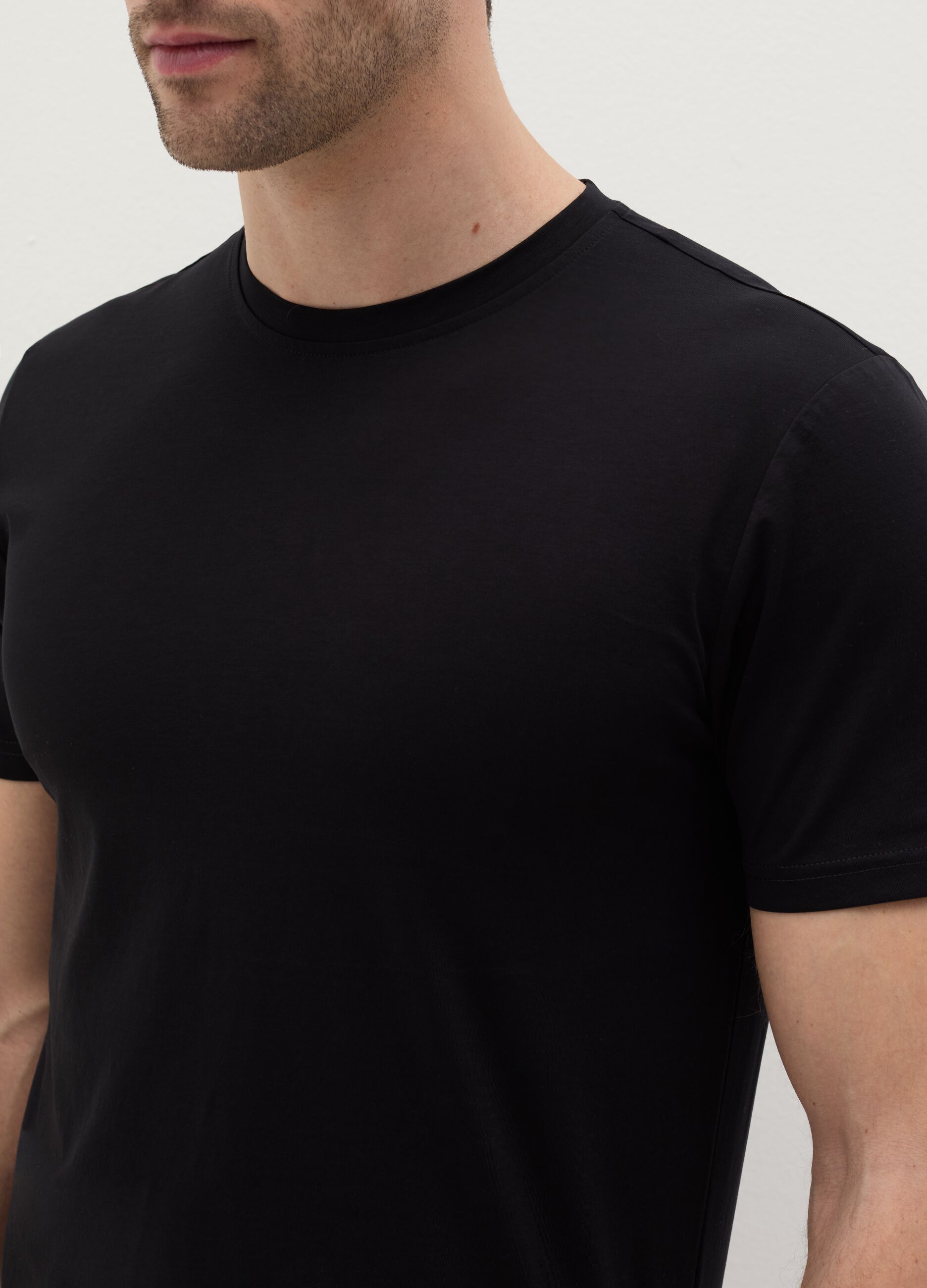 T-shirt intima in cotone mercerizzato 