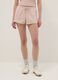 Regular-fit pink cotton-blend shorts with drawstring_1