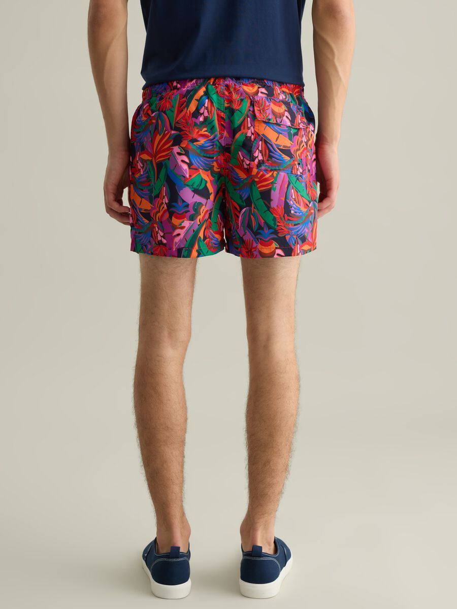 Men’s boxer shorts in multicoloured mixed fabric with regular fit_2