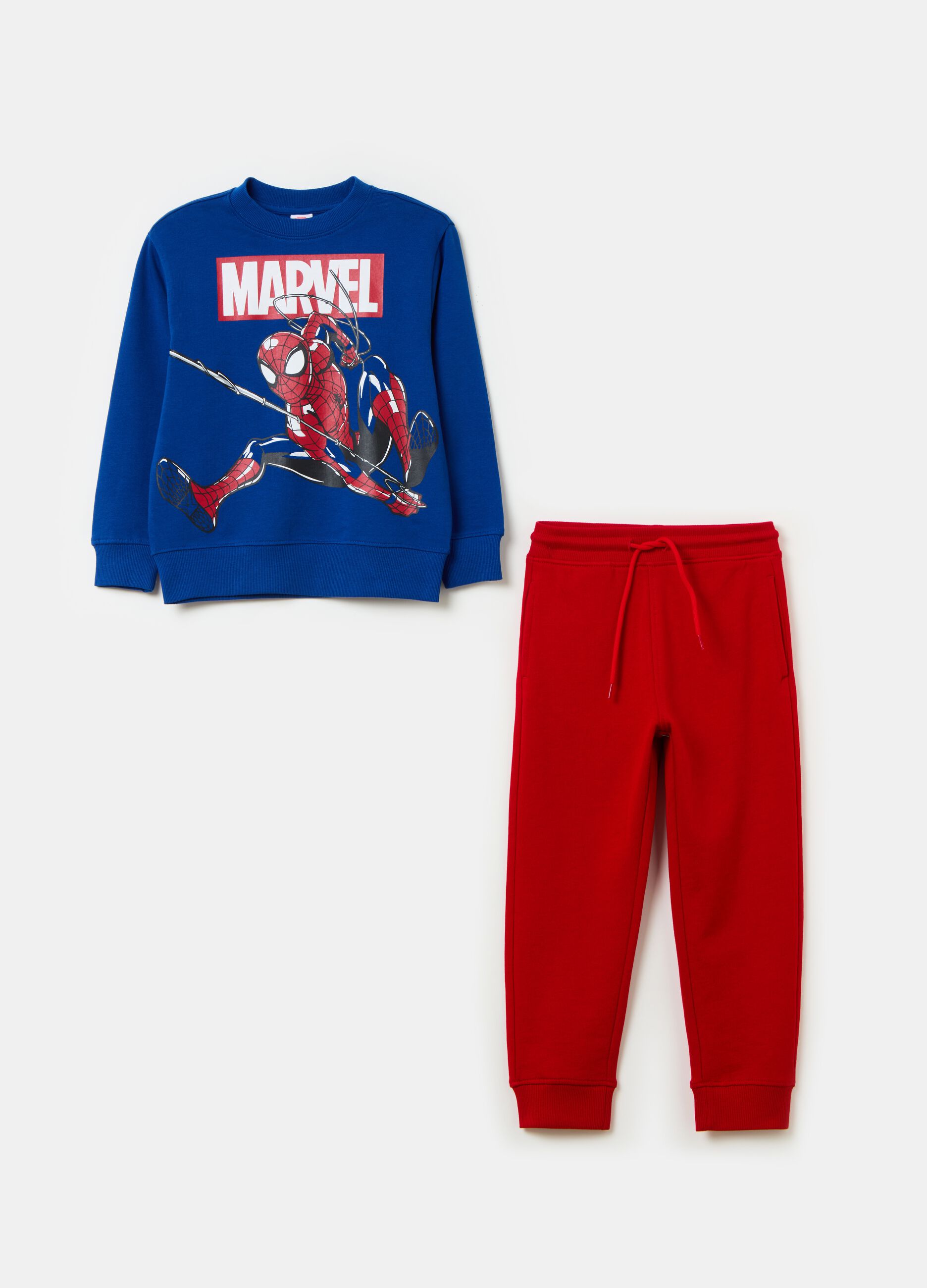 Jogging set con stampa Spider-Man