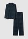 Multicolour pure cotton check regular fit pyjamas_4