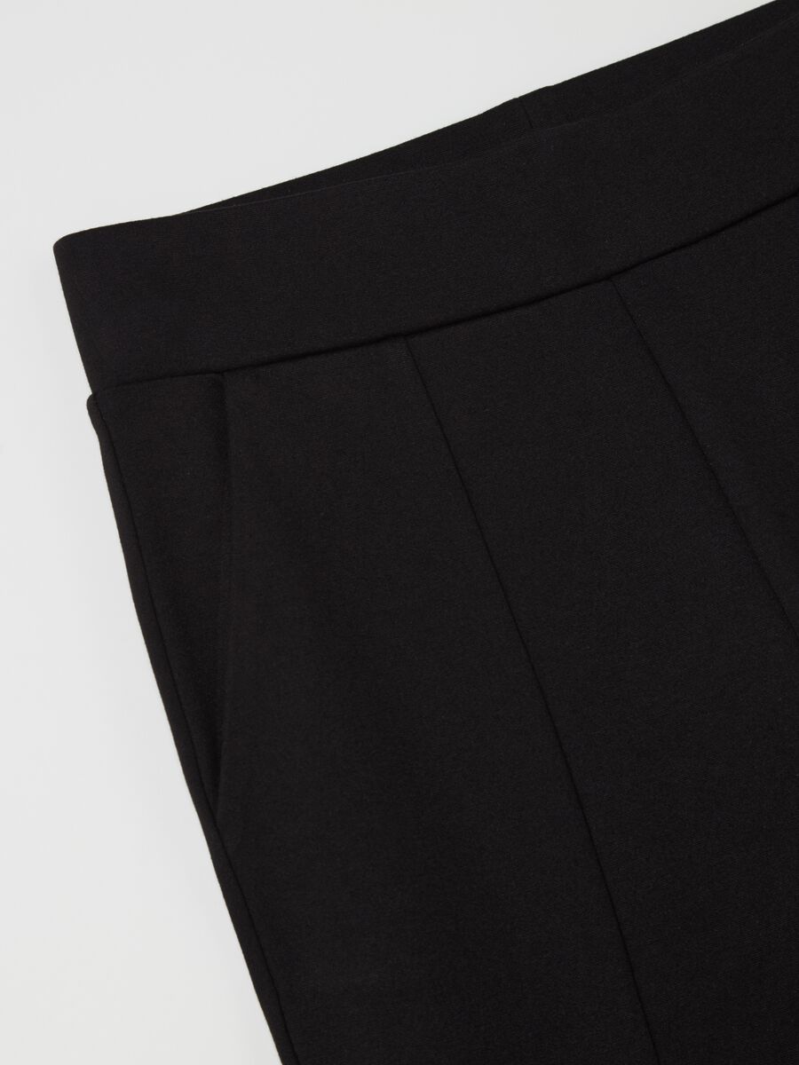 Milano-stitch leggings with raised seams_5
