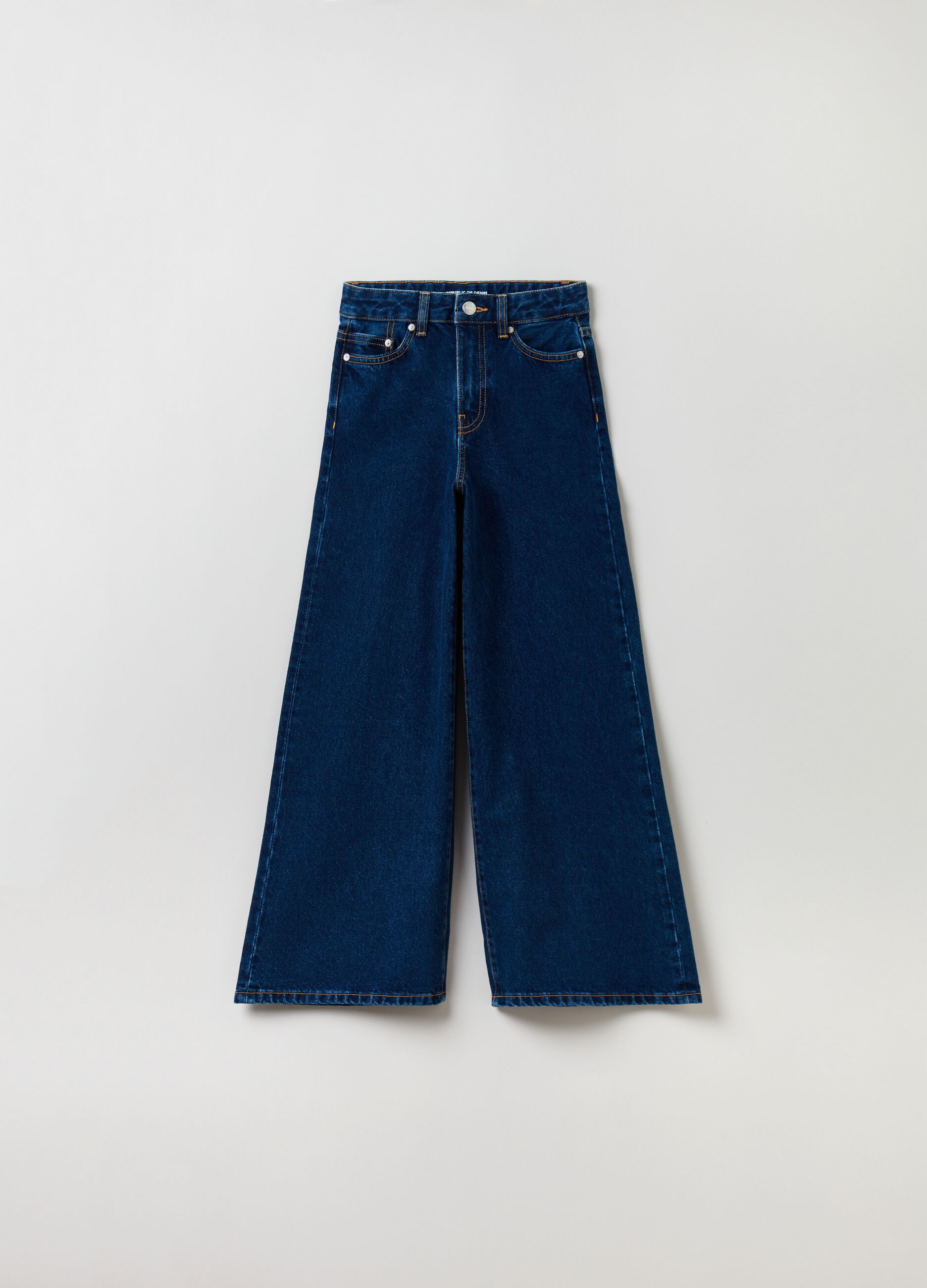 Jeans wide leg cinque tasche_0