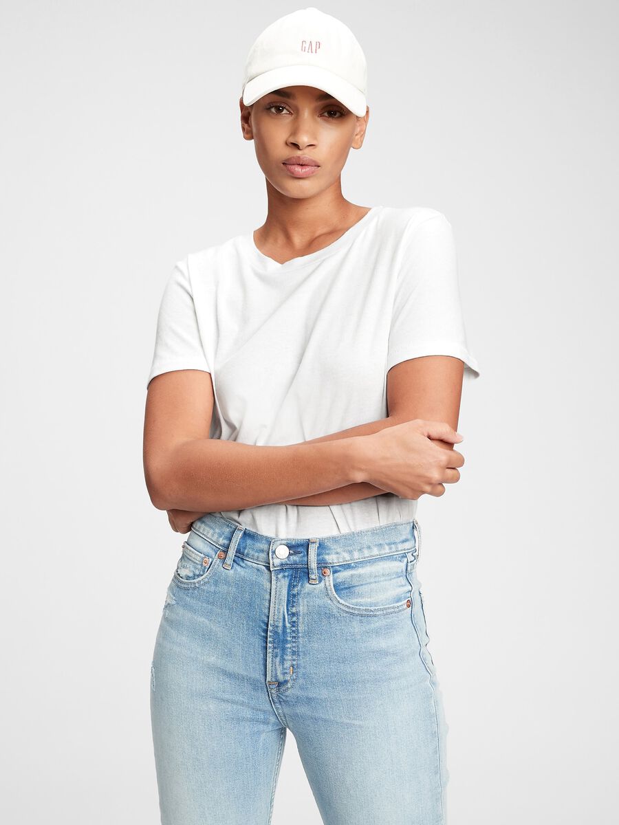 Cotton T-shirt with crew neck_0