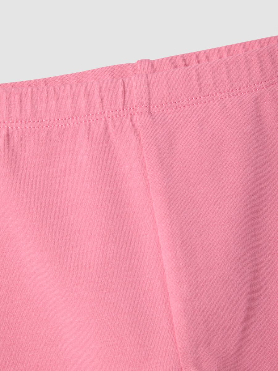 Pink organic cotton shorts_2