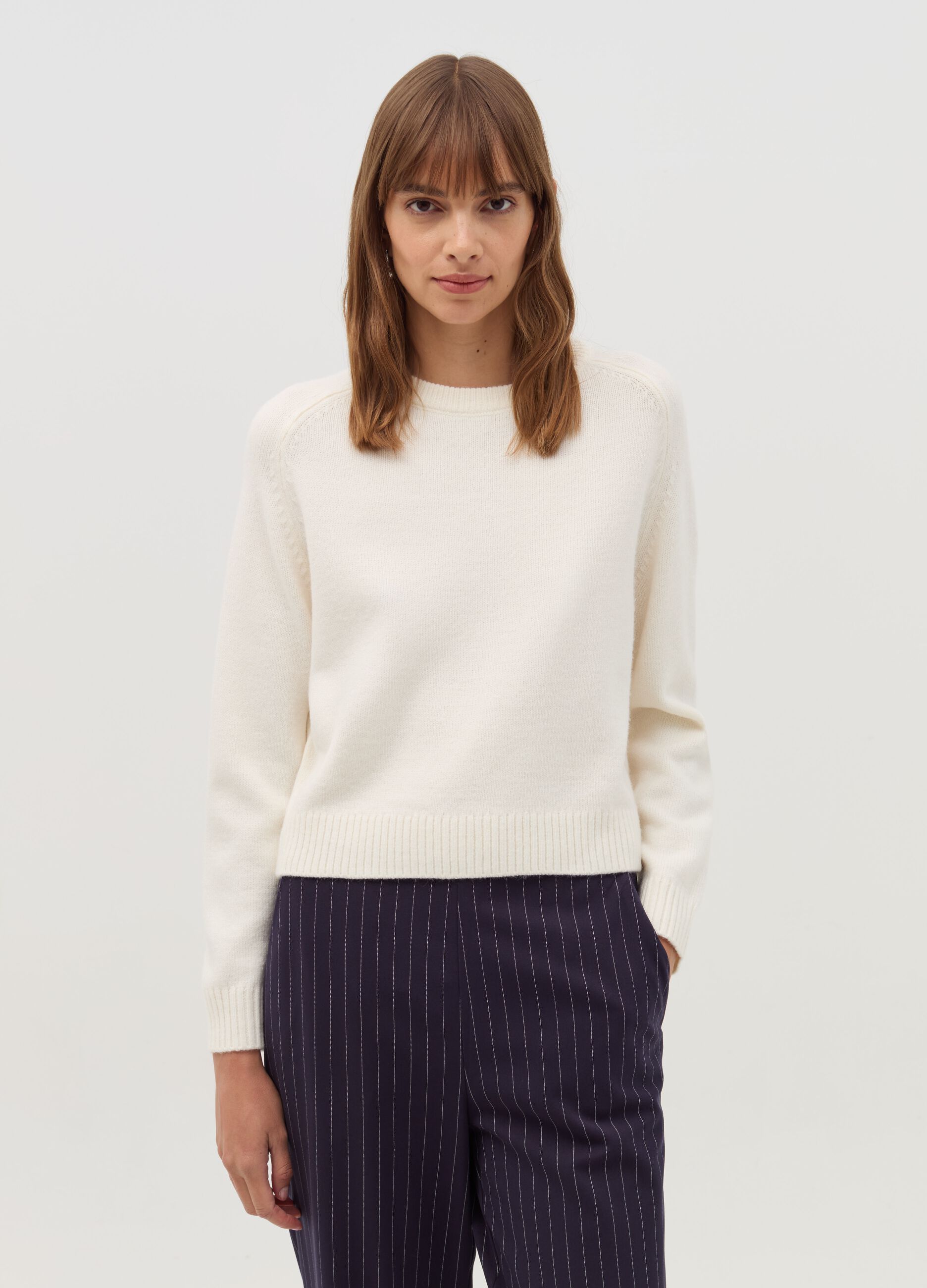 Maglioni bianchi donna outlet