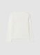 White organic cotton crew-neck T-shirt_1