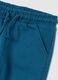 Children's blue cotton trousers regular fit_2