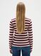 Purple striped cotton T-shirt_2