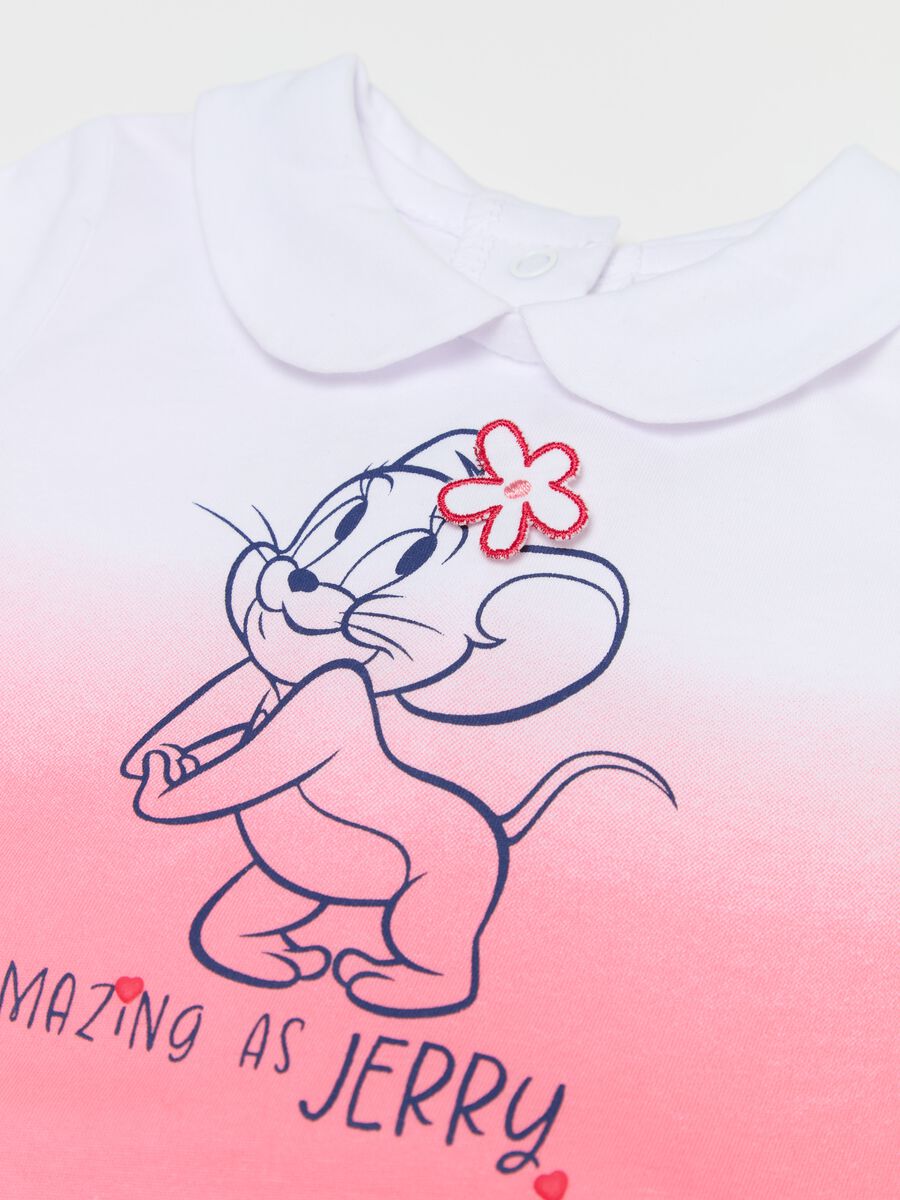 Cotton romper suit with Tom & Jerry print_3