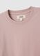 Pink regular fit pure cotton T-shirt_5