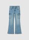 Girls' denim flare jeans_0
