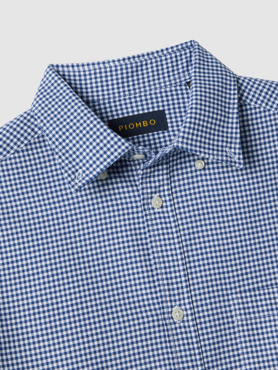 Multicoloured Check Pure Cotton Regular Fit Shirt_5