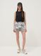 Black pure cotton tank top_1