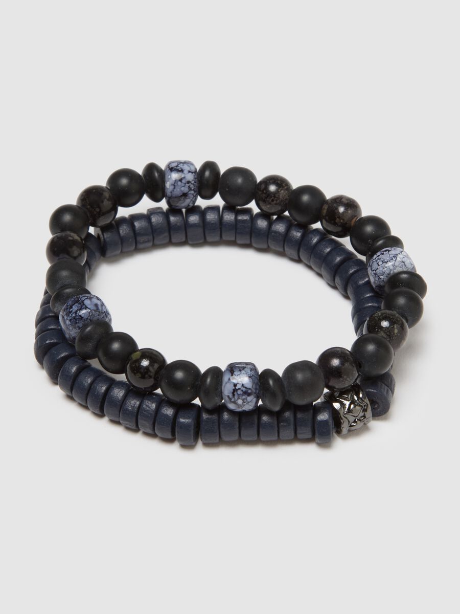 Bipack bracciali in vetro multicolor_1