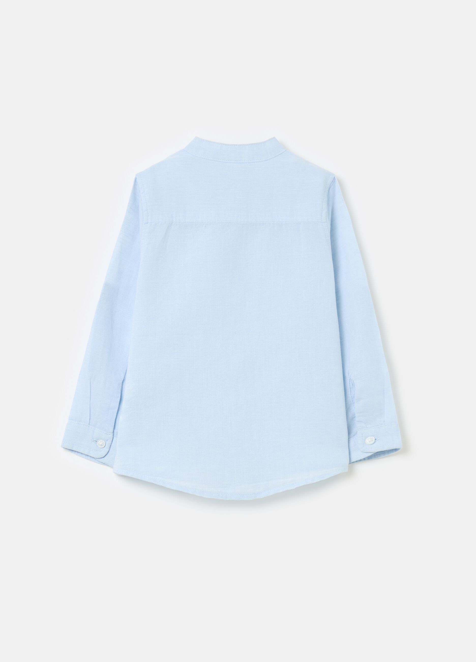 Cotton and linen shirt