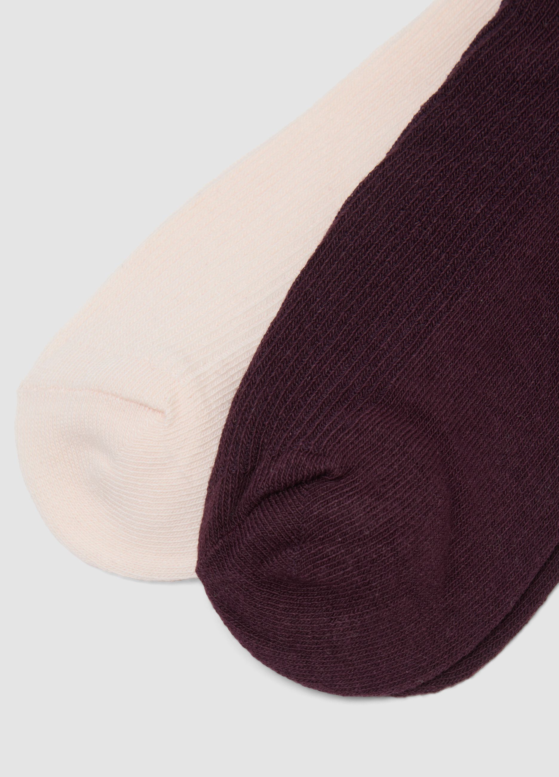 Pack of five organic stretch cotton socks with glitter