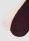Pack of five organic stretch cotton socks with glitter_1
