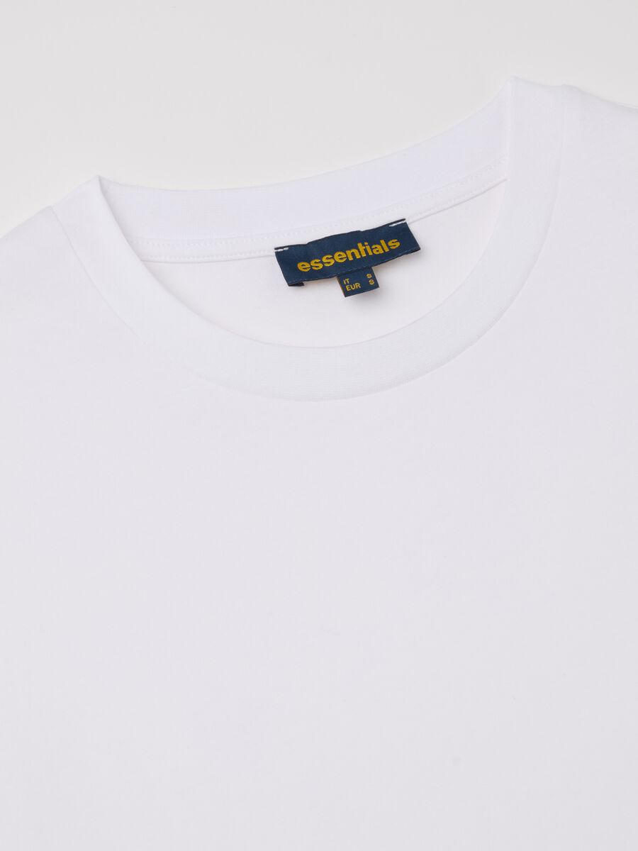 Essential white cotton T-shirt dress_5