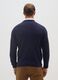 Regular Fit Blue Crewneck Jumper_2