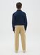Boys' Beige Stretch Cotton Trousers - Relaxed Fit_1