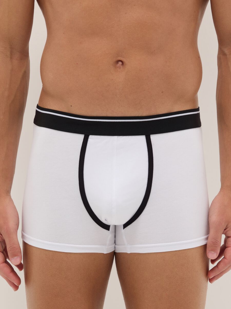 Multicolour Cotton Stretch Regular Fit Boxer Tripack_1