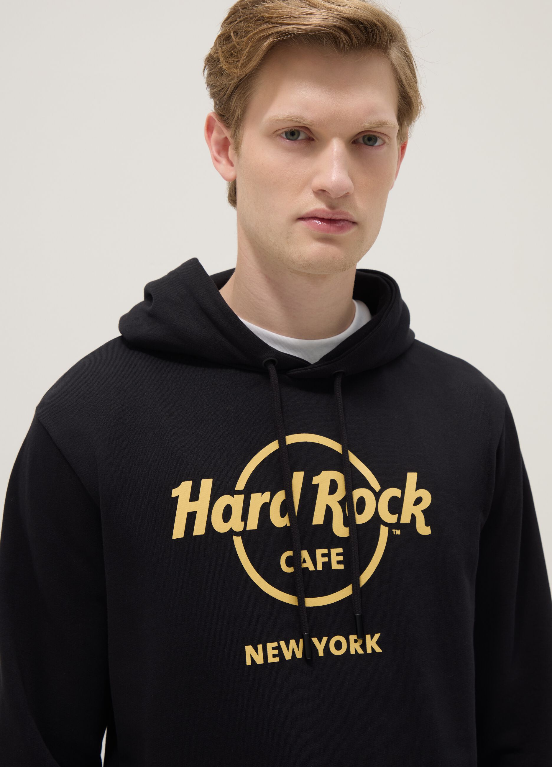 Black pure cotton sweatshirt regular fit Hard Rock Cafe NY