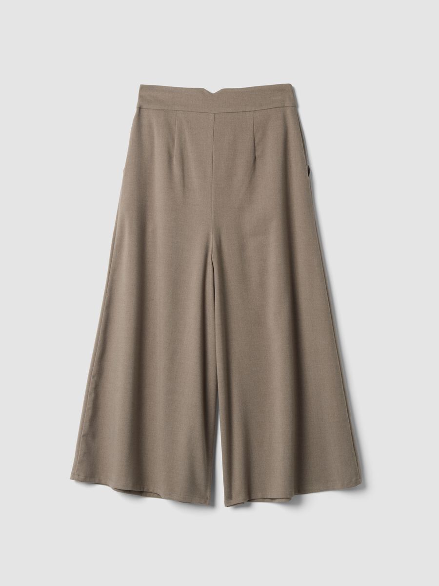 Beige wide-leg trousers in stretch viscose_2