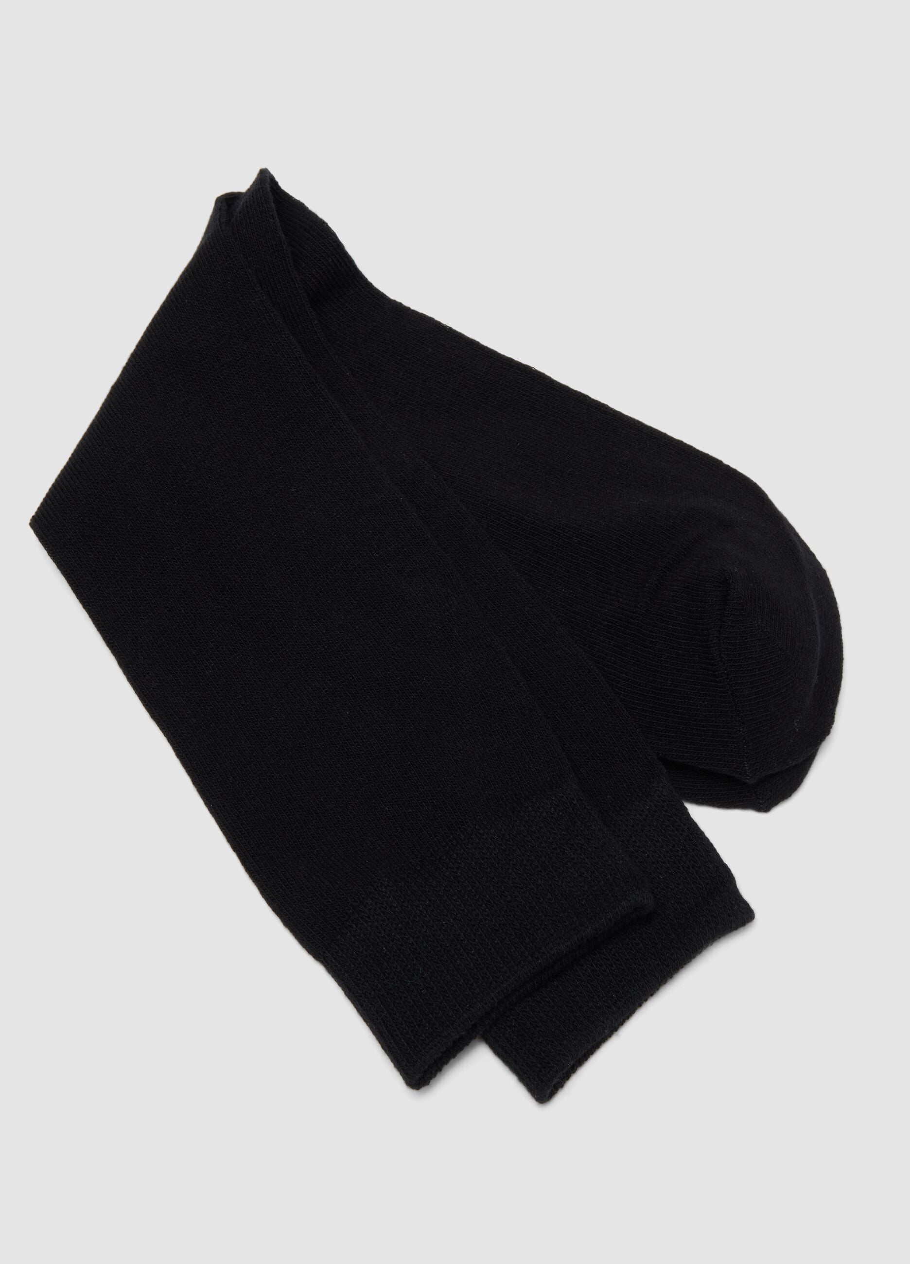 Five-pack of stretch organic cotton mid socks