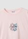 Pink pure cotton Lilo & Stitch print T-shirt, regular fit_5