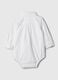 White Stretch Newborn Bodysuit_1