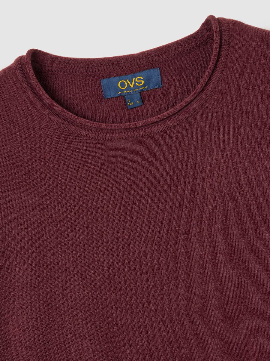 Maglione bordeaux fitted_5