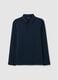 Blue stretch cotton polo regular fit_0
