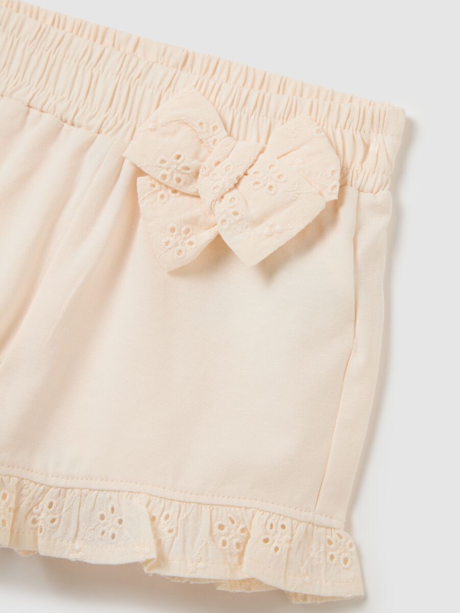 Completo jogging da bambina in cotone rosa regular fit_3