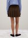 Brown wool-blend pleated skirt_2