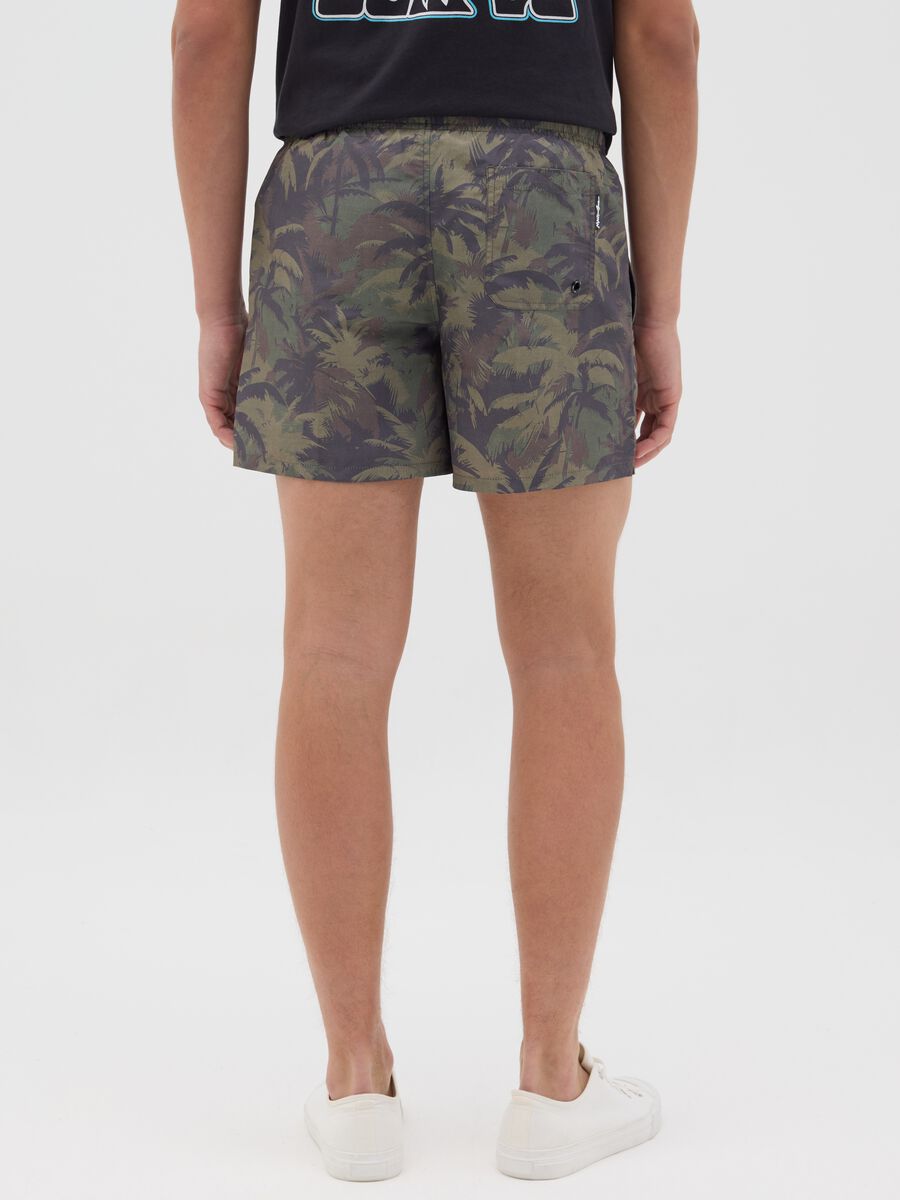Maui Swim Shorts with Camouflage Pattern_2