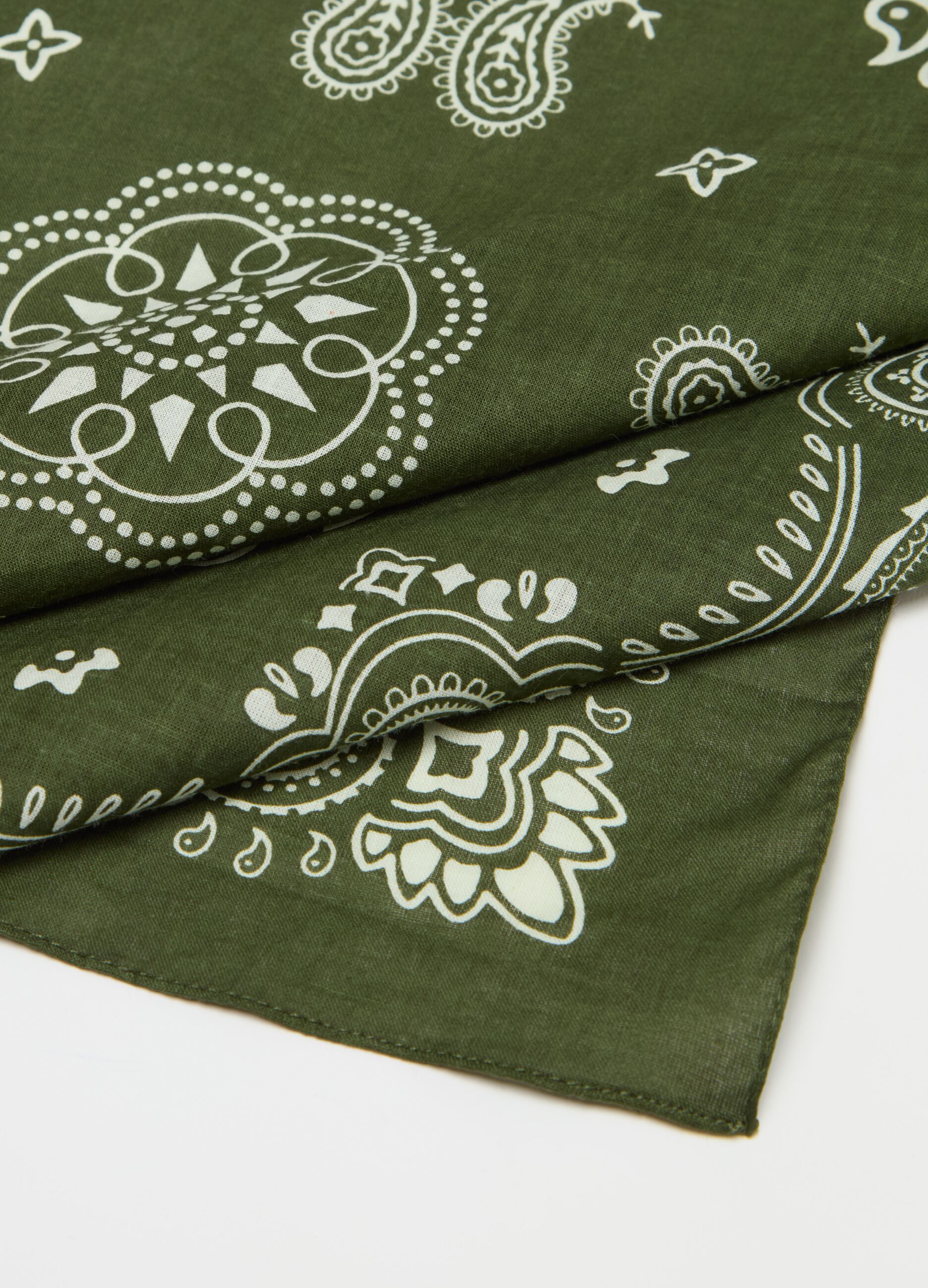 Pashmina in cotone stampa bandana
