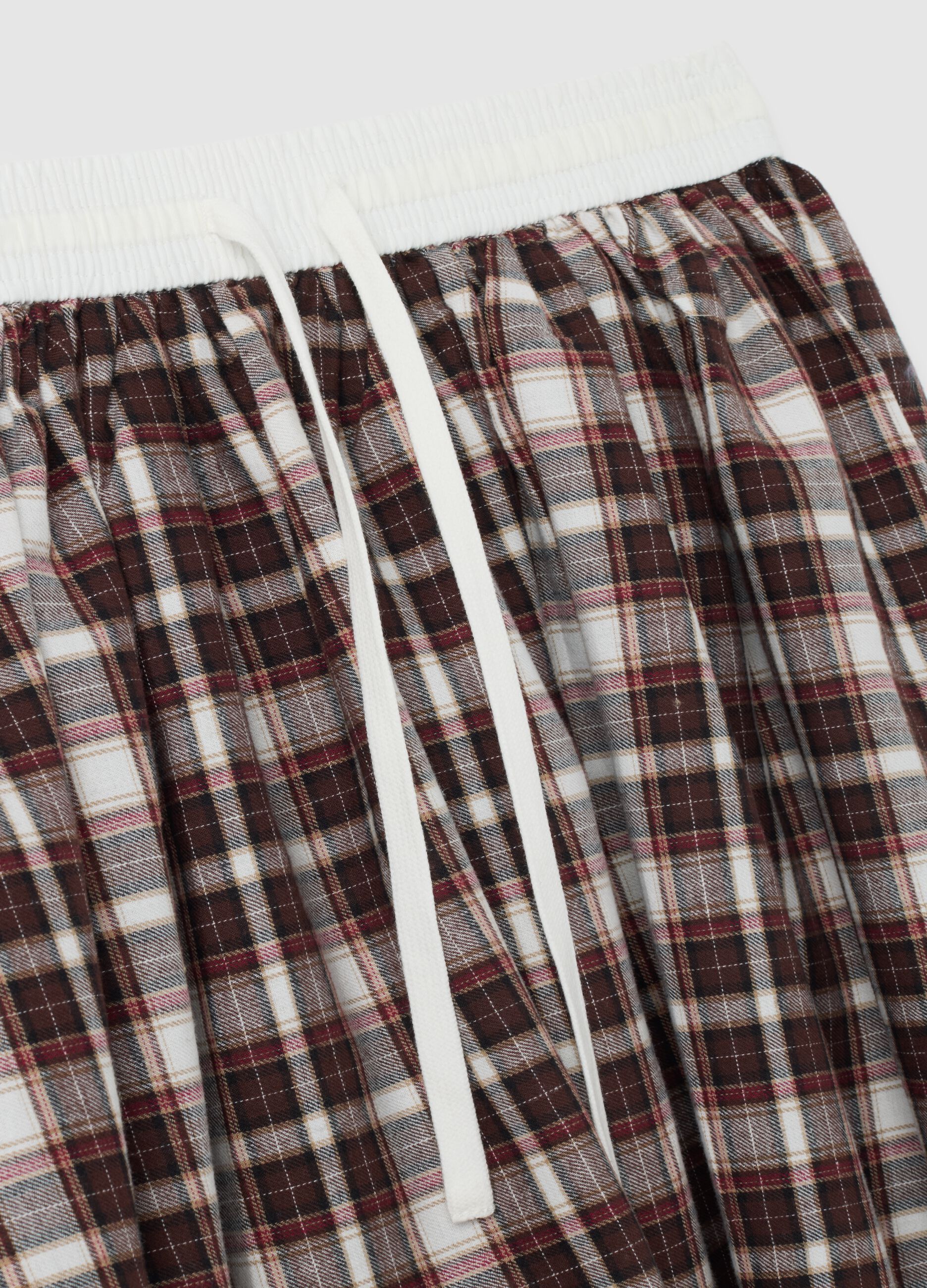 Multicolor pure cotton skirt in regular fit