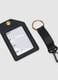 Black rubber luggage tag with details_2