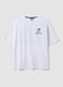 White pure cotton T-shirt with Celtics print_0