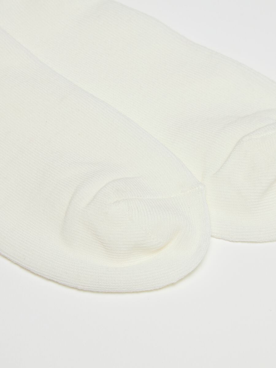Two-pair pack sneaker liners with wavy trim_2