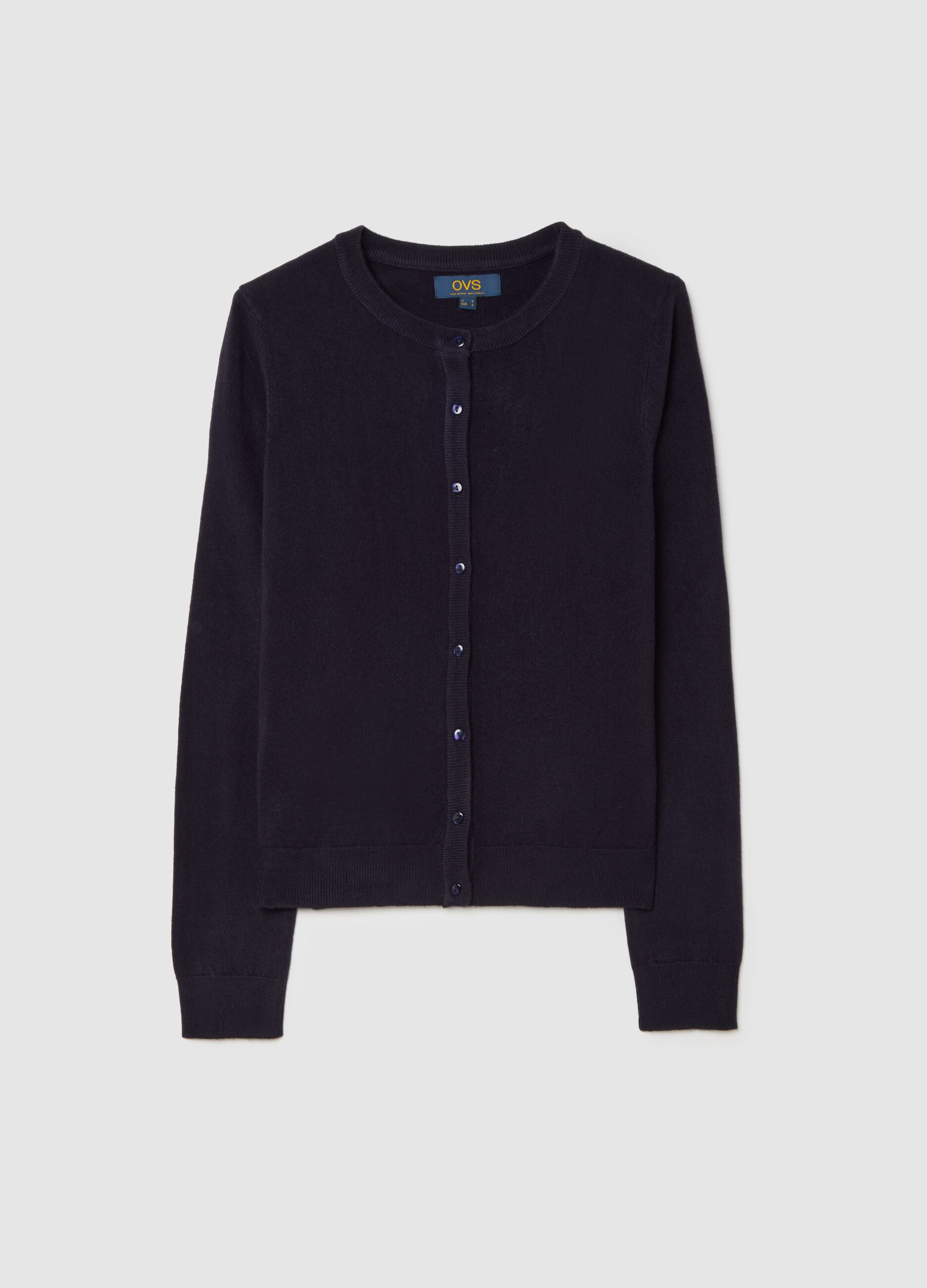 Knitted Blue Cardigan