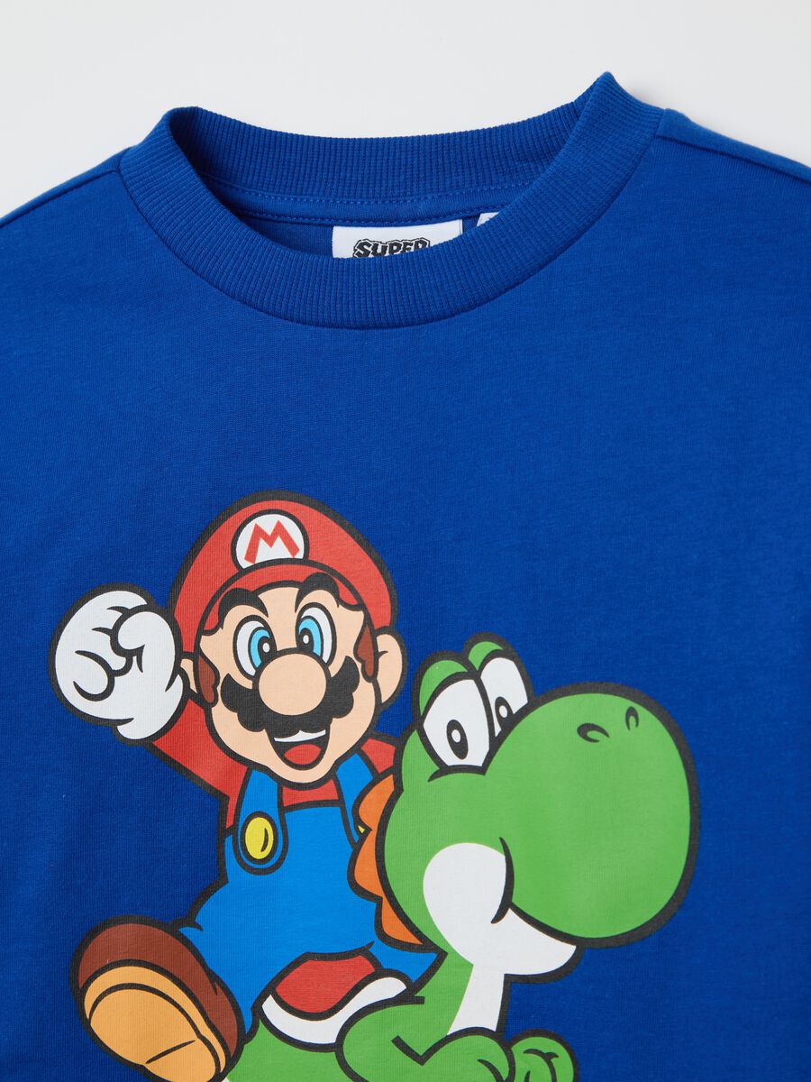 Jogging set blu e rosso stampa Super Mario™ e Yoshi_2